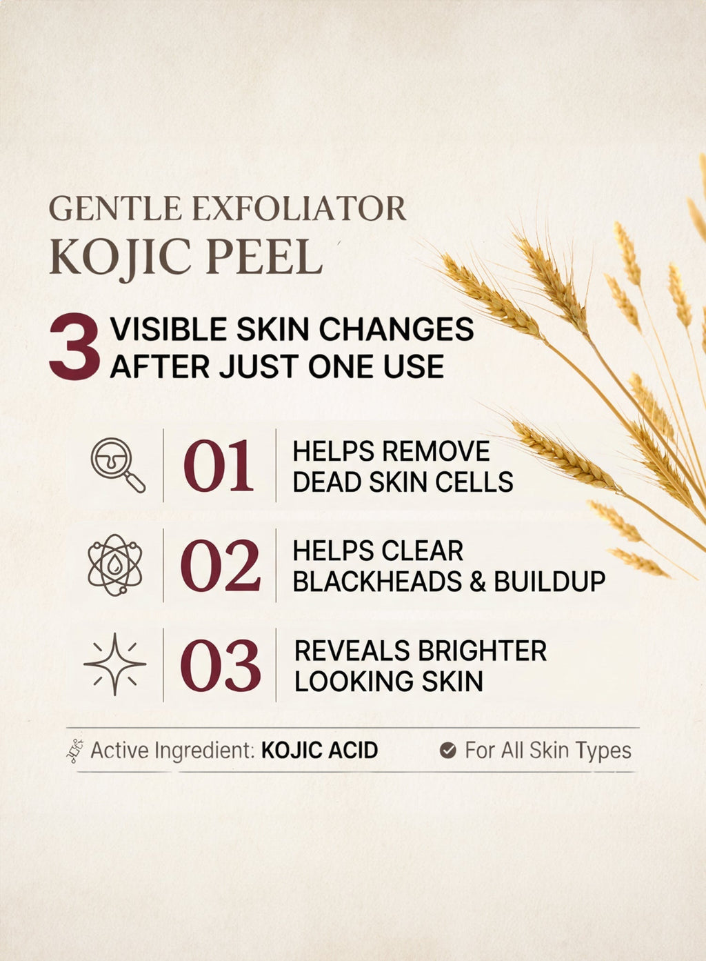 Kojic Acid Niacinamide Brightening Rice Peel Shot (80ml)