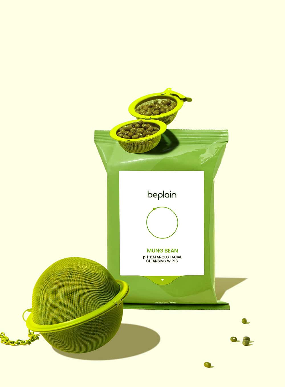 Mung Bean Ph-Balanced Facial Cleansing Wipes Trio Set (20p*3ea)