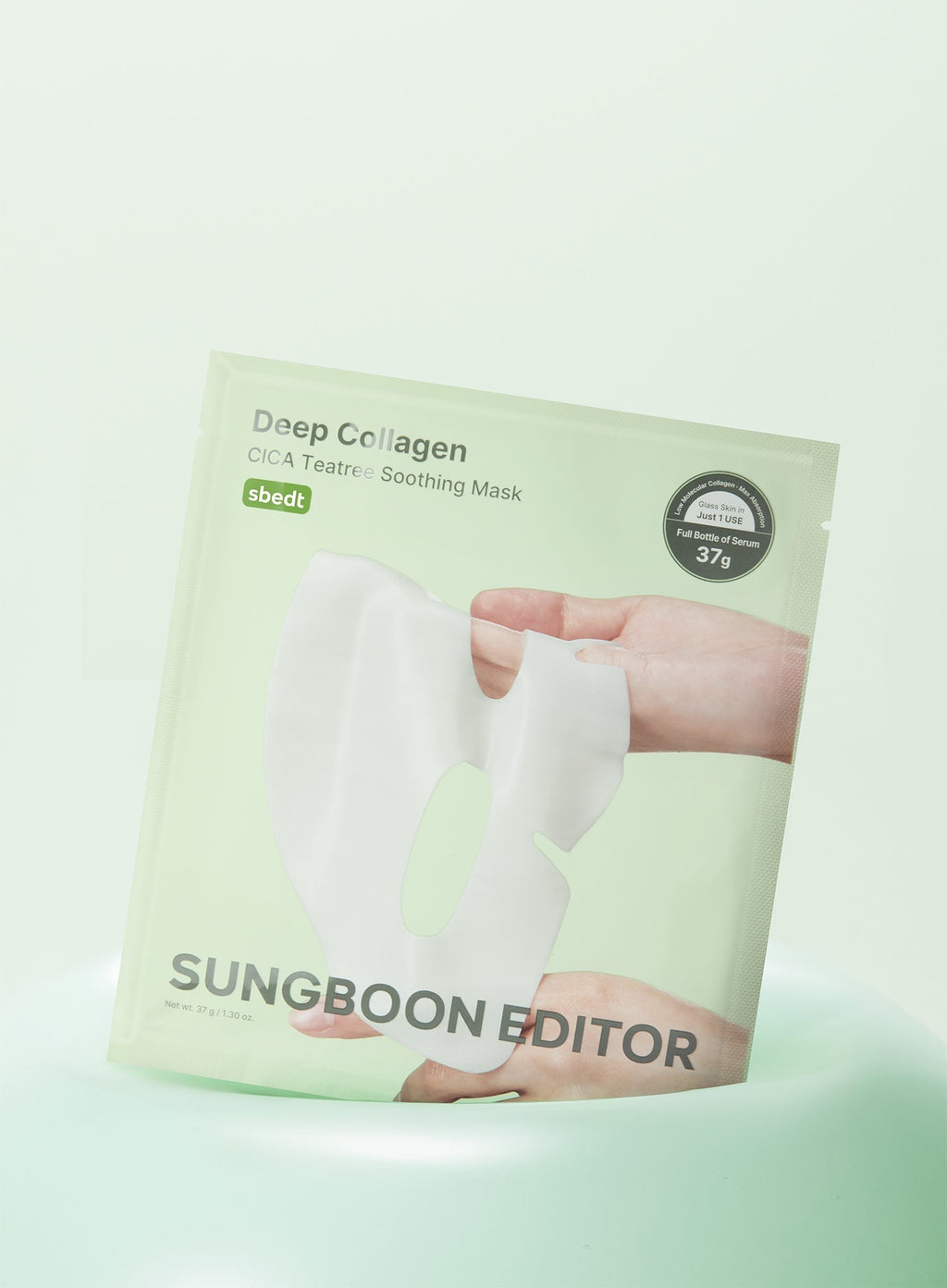 Deep Collagen Cica Teatree Soothing Mask (37g*4ea)