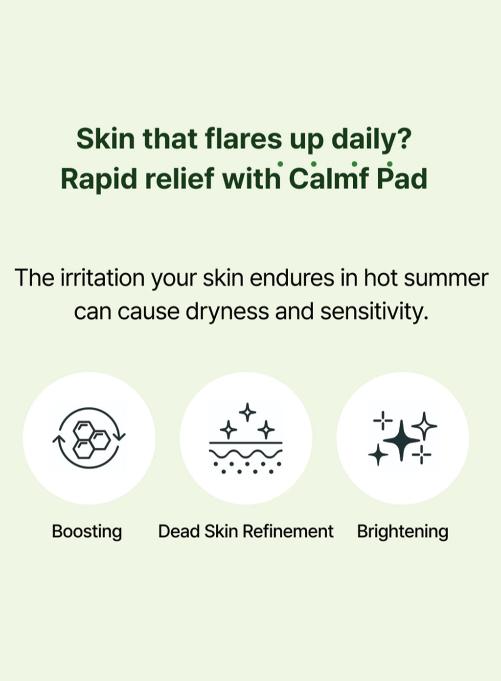 Green Tangerine Fluid Calming Pad (130ml/70ea)