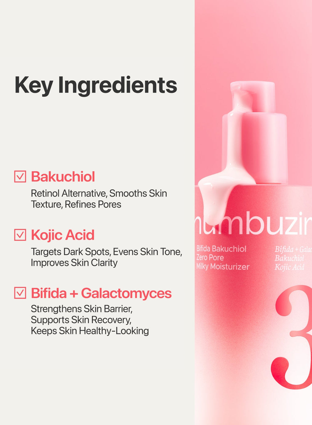 No.3 Bifida Bakuchiol Zero Pore Milky Moisturizer (150ml)