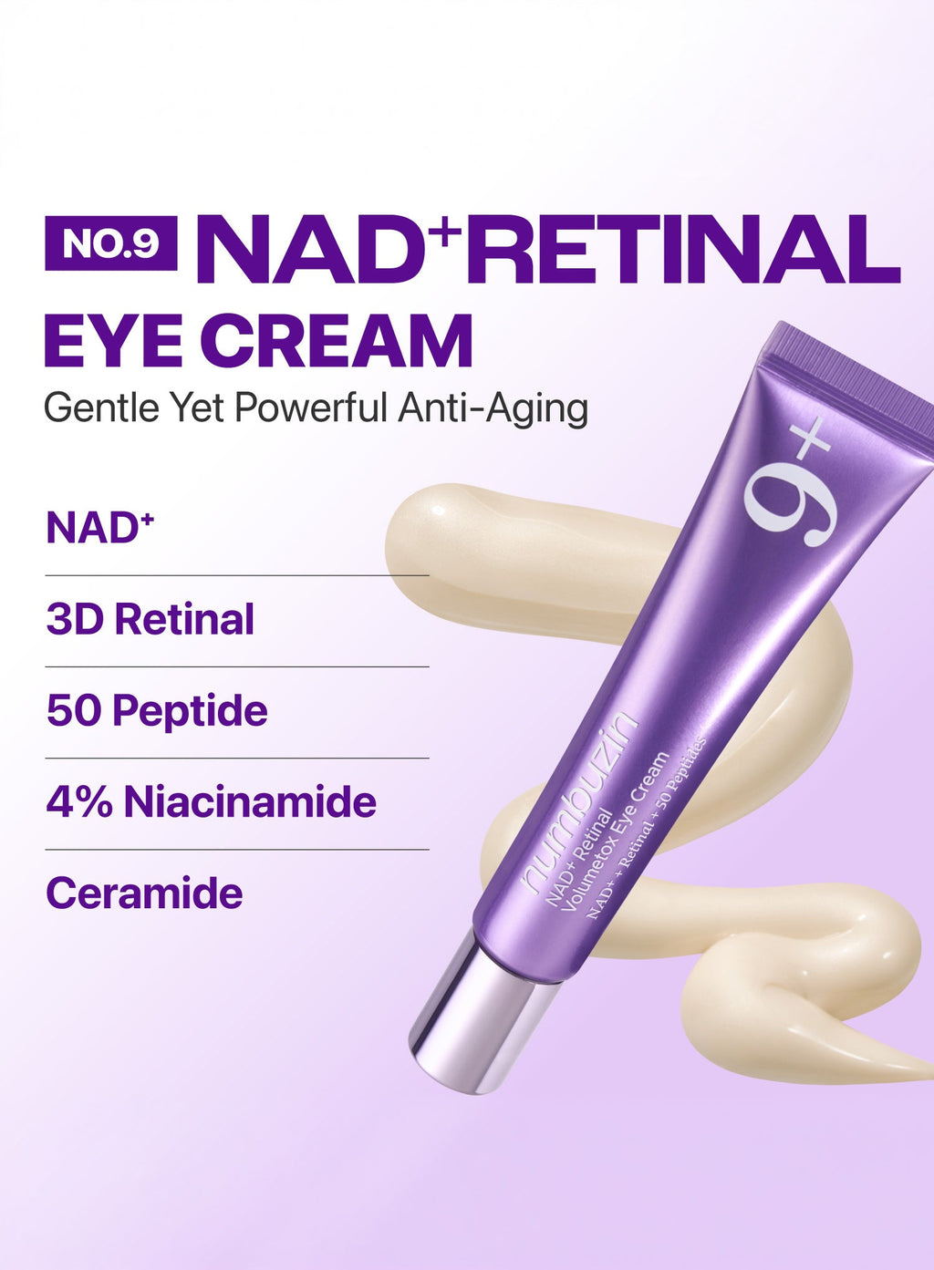 No.9 NAD+ Retinal Volumetox Eye Cream (20ml)
