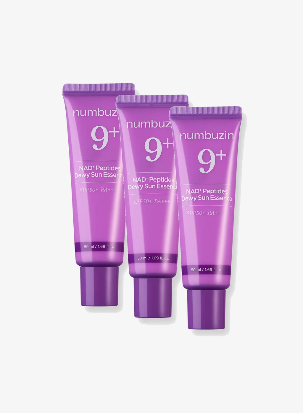No.9 NAD+ Peptide Dewy Sunscreen SPF50+ PA++++ Trio Set (50ml*3ea)