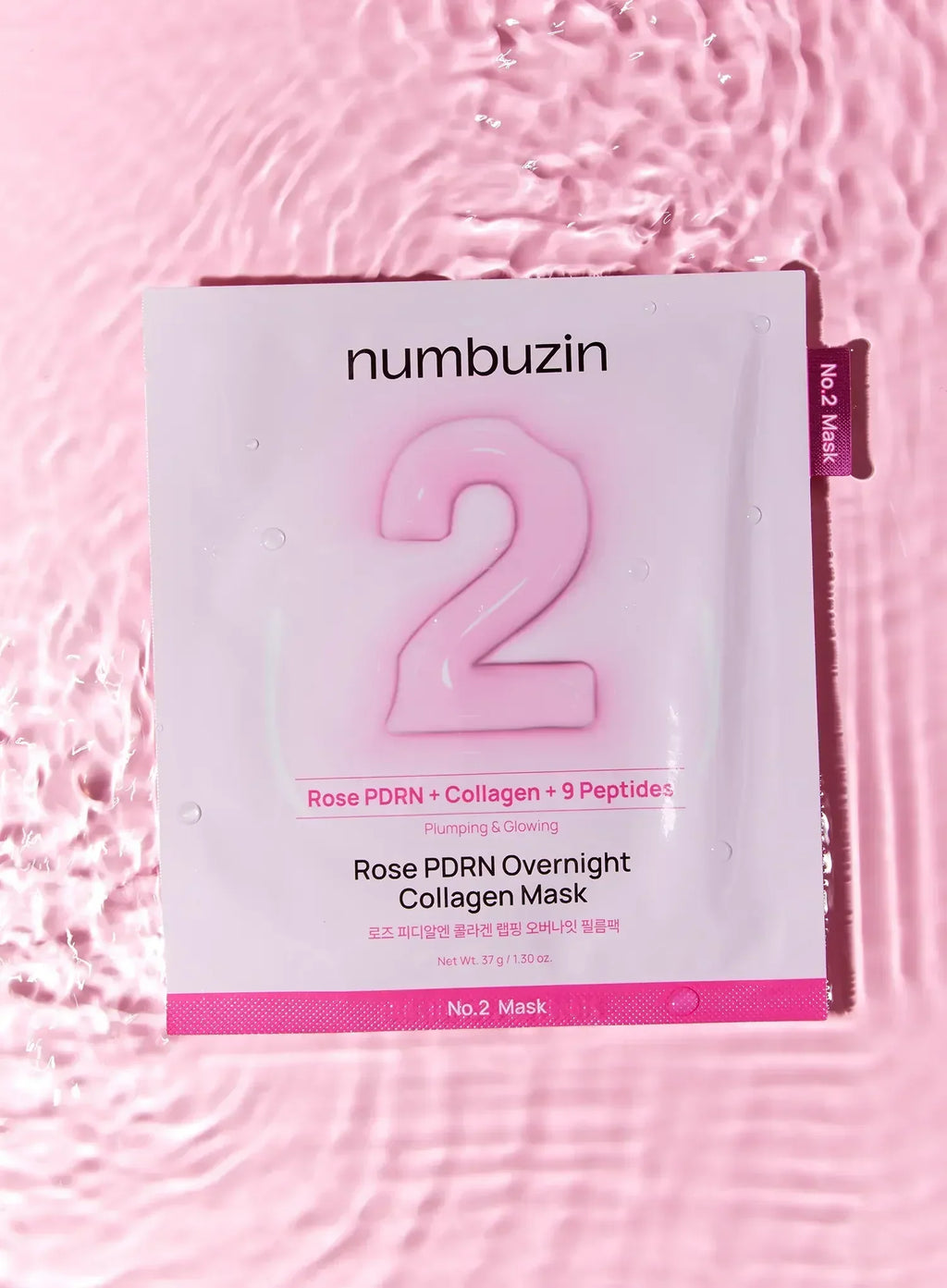 No.2 Rose PDRN Overnight Collagen Mask 5 Set (1ea*5ea)