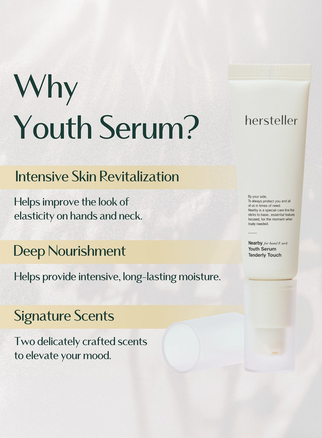 Nearby For Hand And Neck Youth Serum Tenderly Touch (30ml)