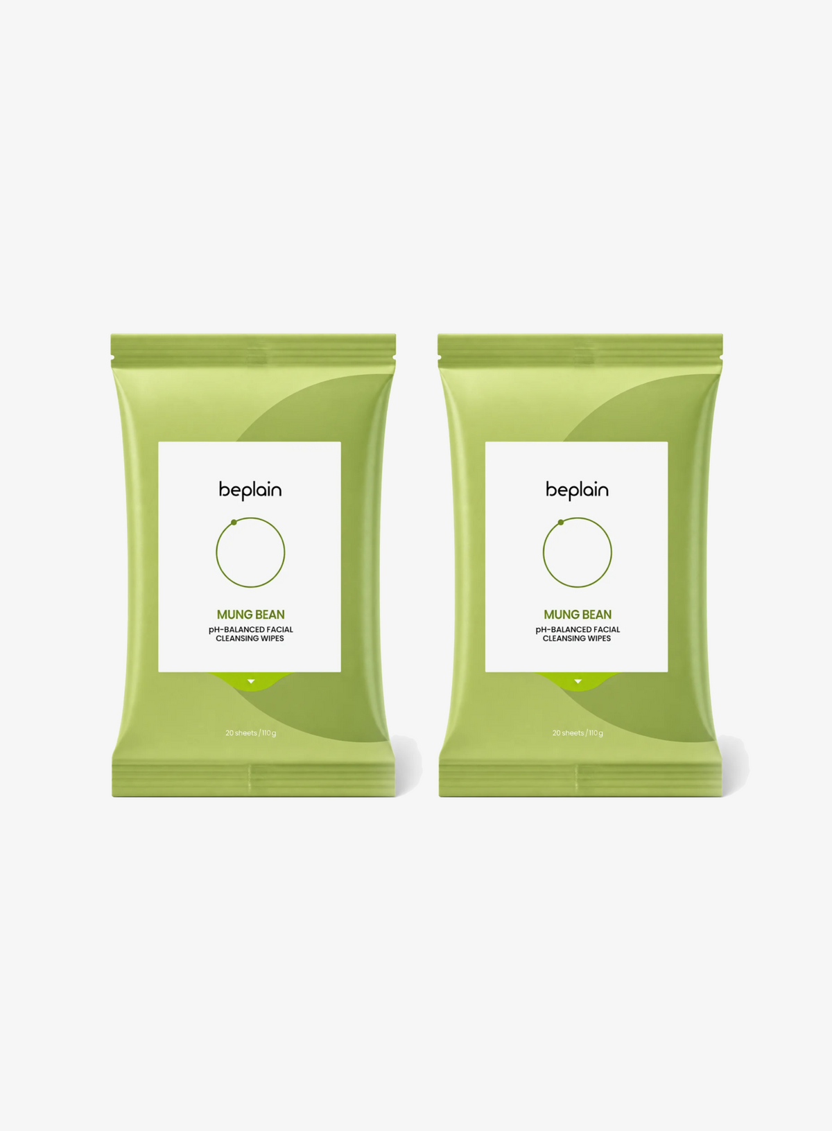 Mung Bean Ph-Balanced Facial Cleansing Wipes Duo Set (20p*2ea)