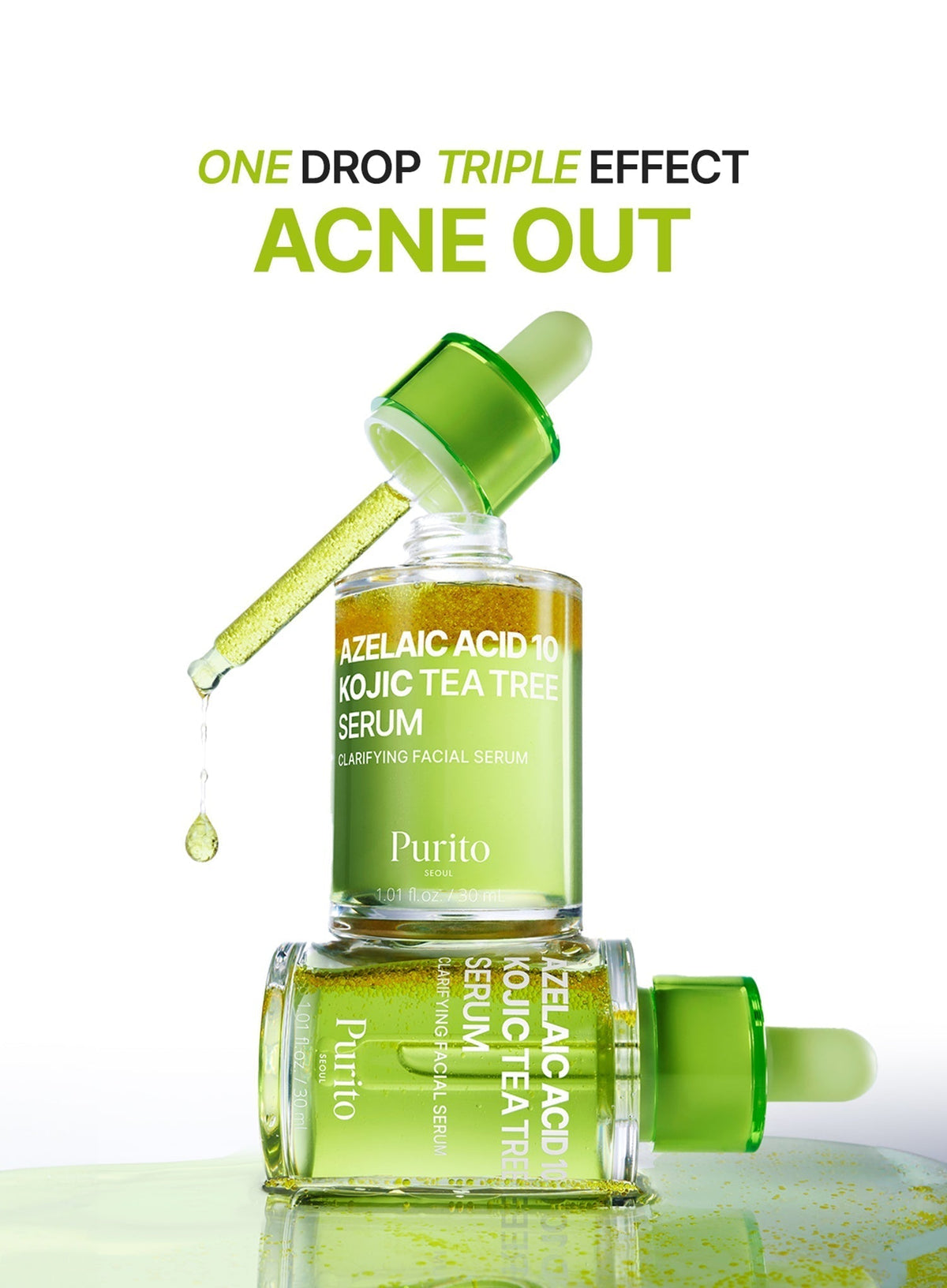 Azelaic Acid 10 Kojic Tea Tree Serum Trio Set (30ml*3ea)