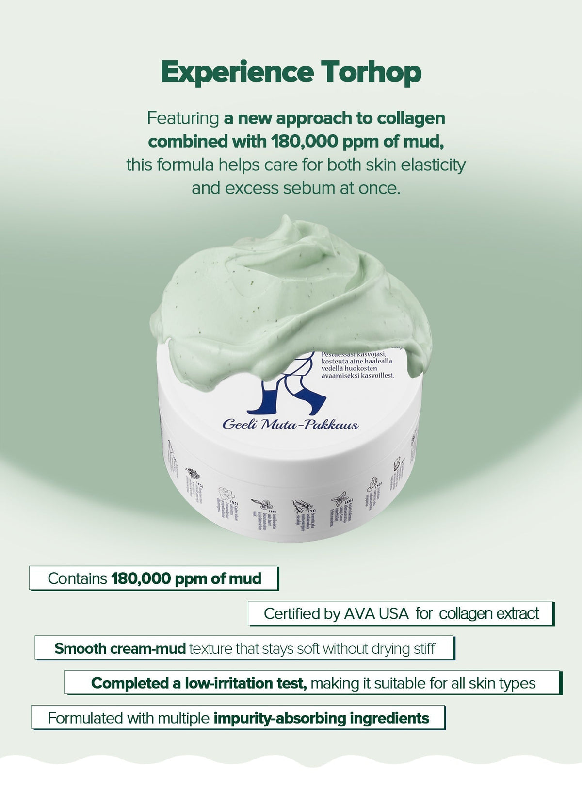 Loyly Green-Mud Collagen Mask (150g)