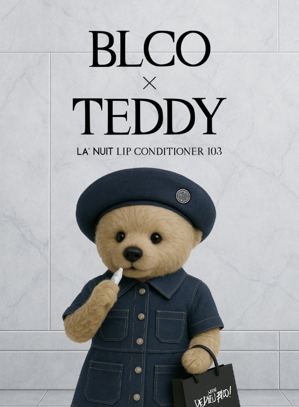 La'nuit X Teddy Bear Lip Conditioner 103 (12ml)
