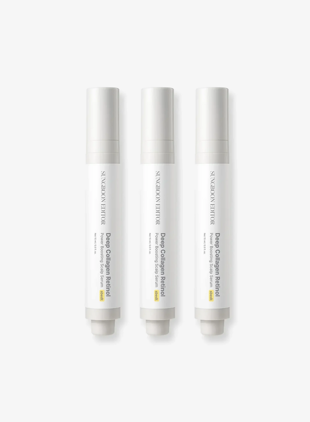 Deep Collagen Retinol Power Boosting Scalp Serum Trio Set (15ml*3ea)