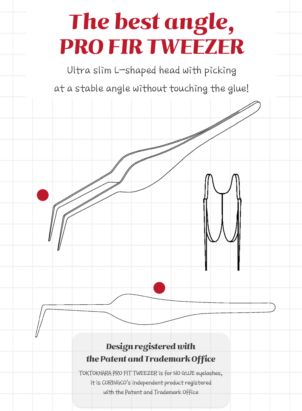 TOKTOKHARA Pro Fit Tweezer