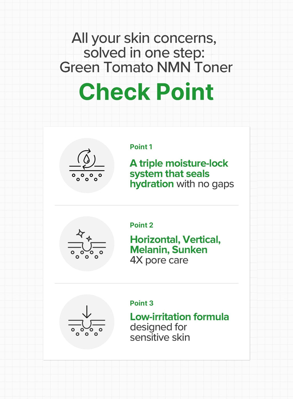 Green Tomato NMN Pore Hydro Soothing Toner (350g)