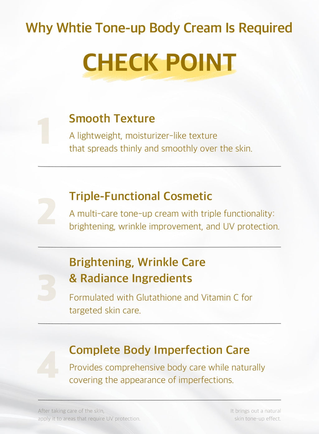 White Tone-up Body Cream (250ml)