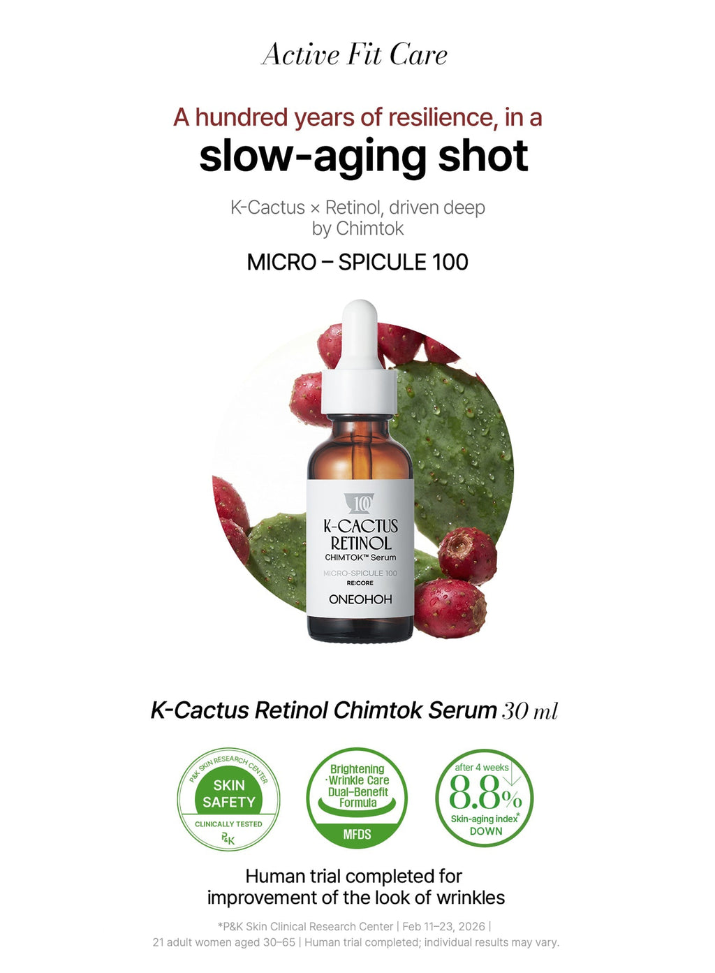 K-Cactus Retinol Chimtok™ Serum (30ml)