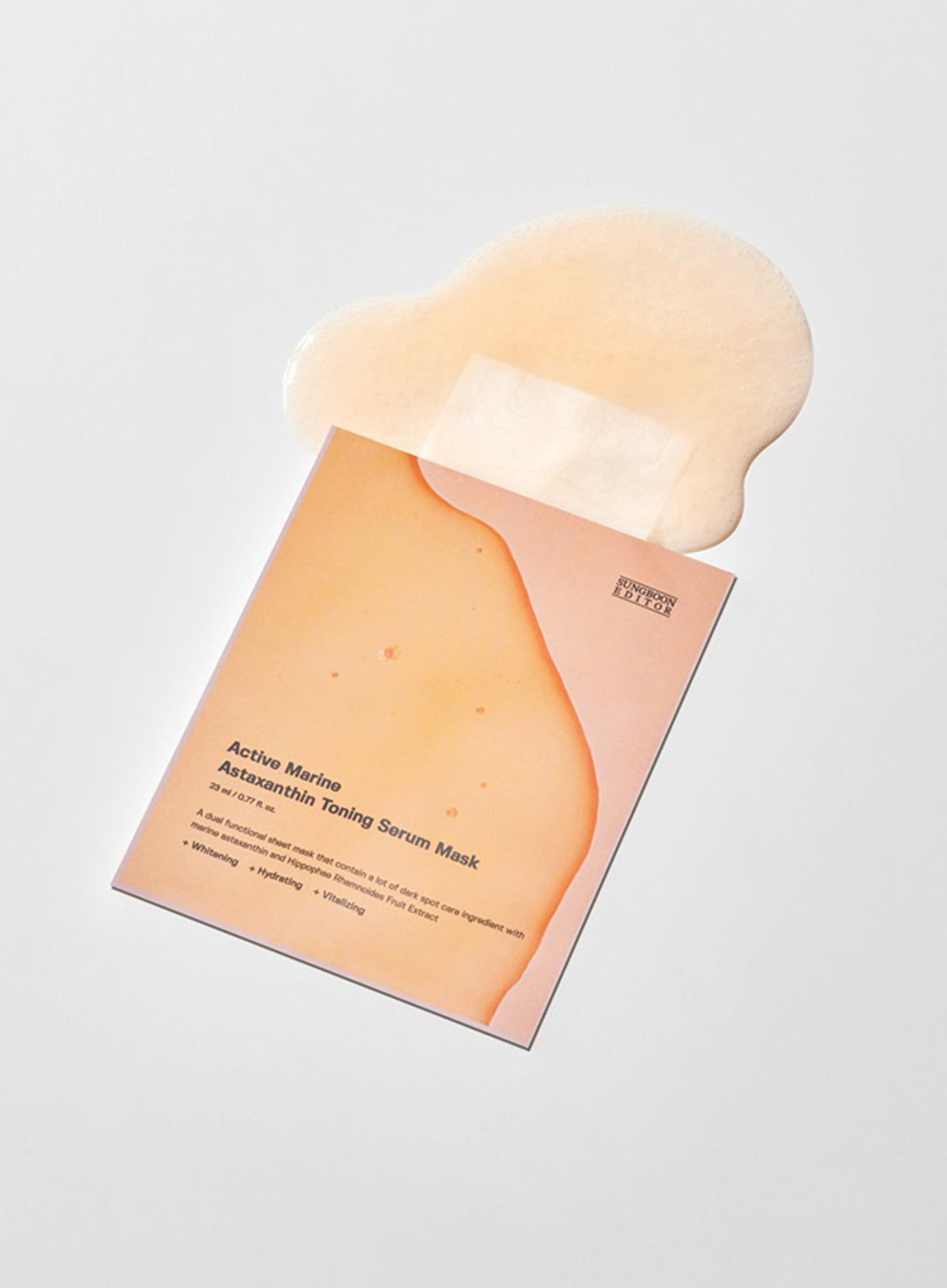 Active Marine Astaxanthin Toning Serum Mask Set (23ml*10pcs)