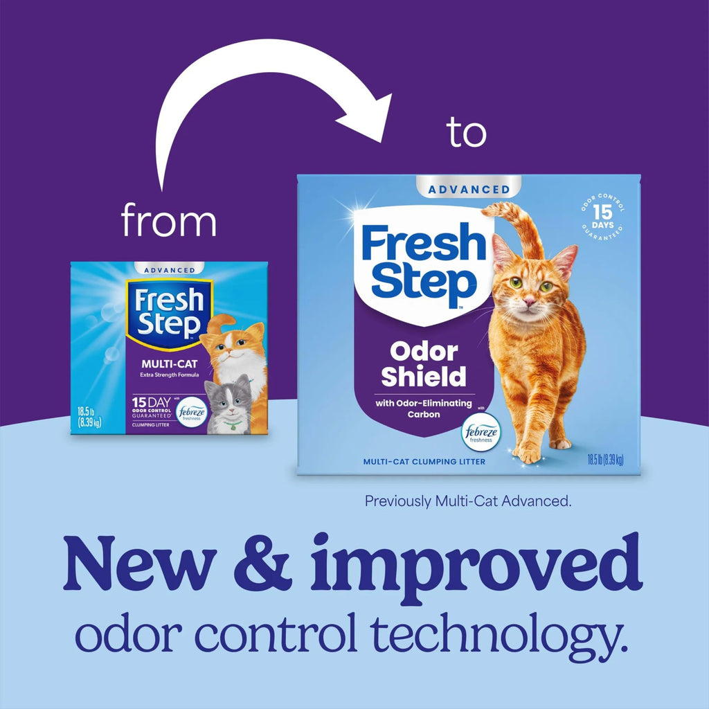 Fresh Step Advanced Extreme Clump Multi Cat Clumping Litter, 18.5 lb., 2 Pk