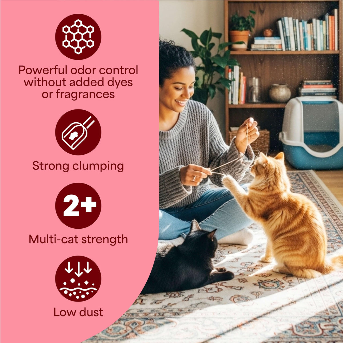 Fresh Step Advanced Extreme Clump Multi Cat Clumping Litter, 18.5 lb., 2 Pk