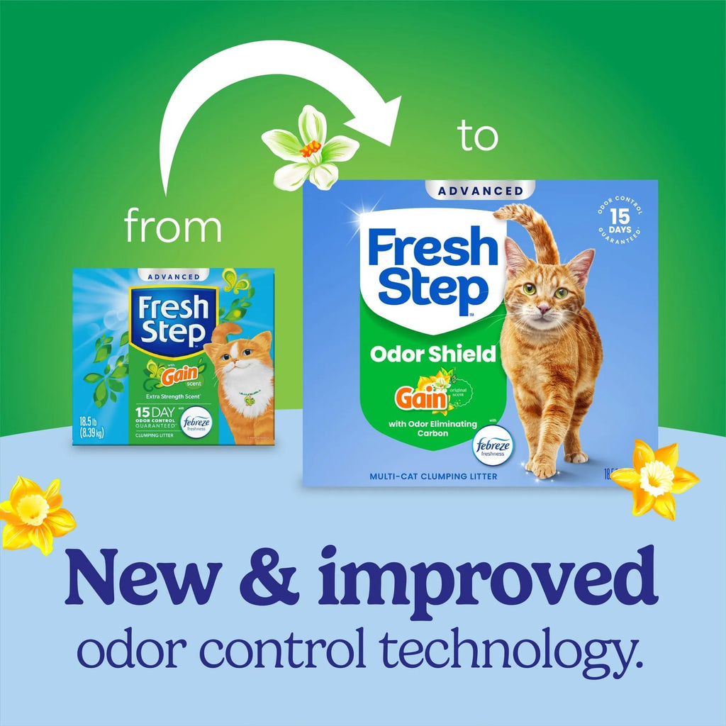 Fresh Step Advanced Extreme Clump Multi Cat Clumping Litter, 18.5 lb., 2 Pk