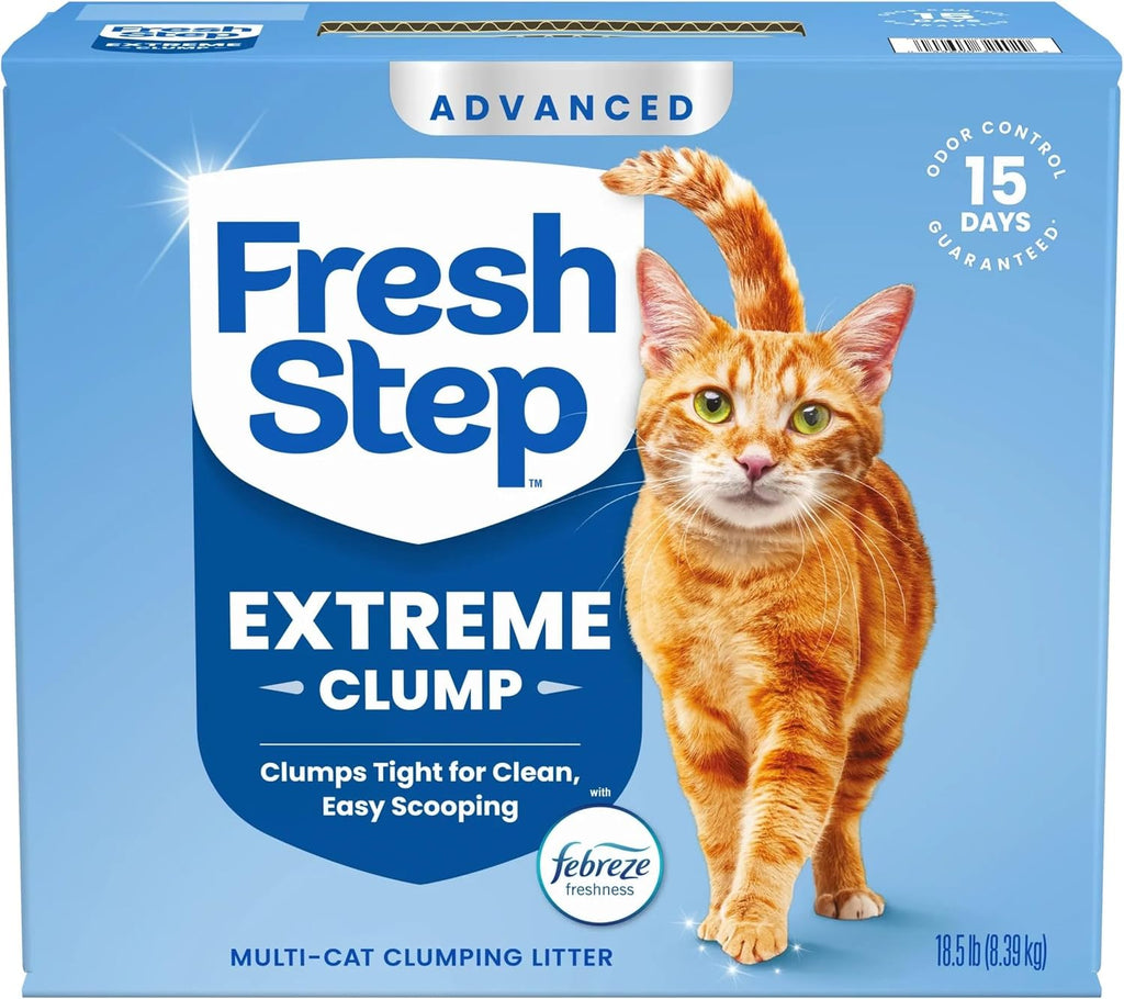 Fresh Step Advanced Extreme Clump Multi Cat Clumping Litter, 18.5 lb., 2 Pk