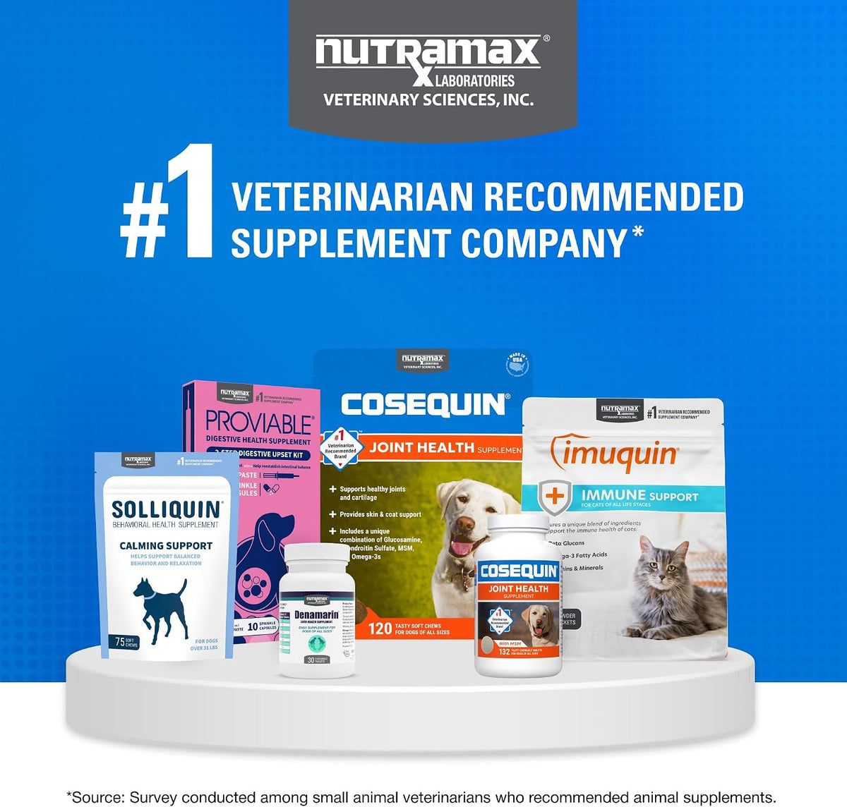 Nutramax Cosequin Joint Supplement for Dogs, Chewable Tablets, 132ct