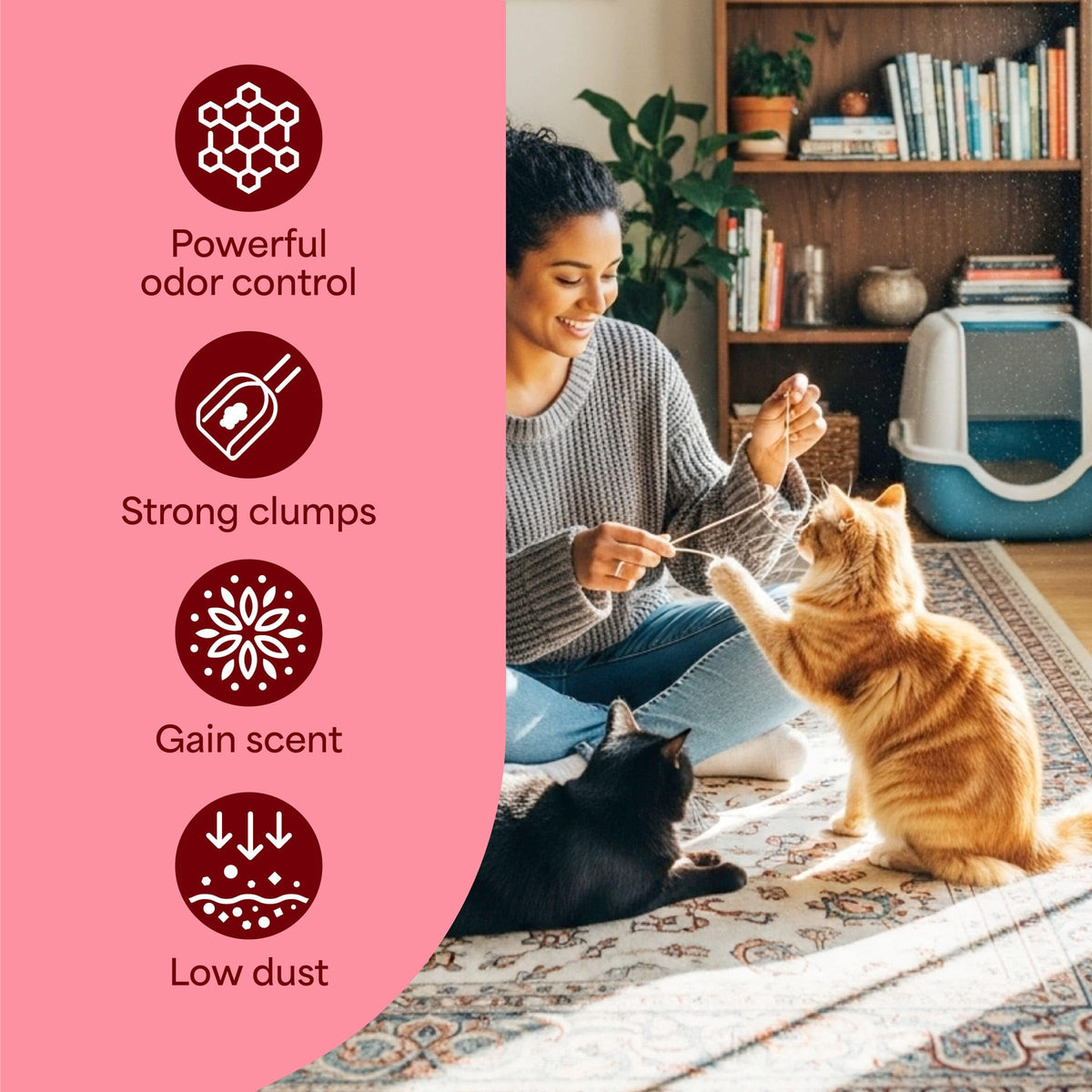 Fresh Step Advanced Extreme Clump Multi Cat Clumping Litter, 18.5 lb., 2 Pk