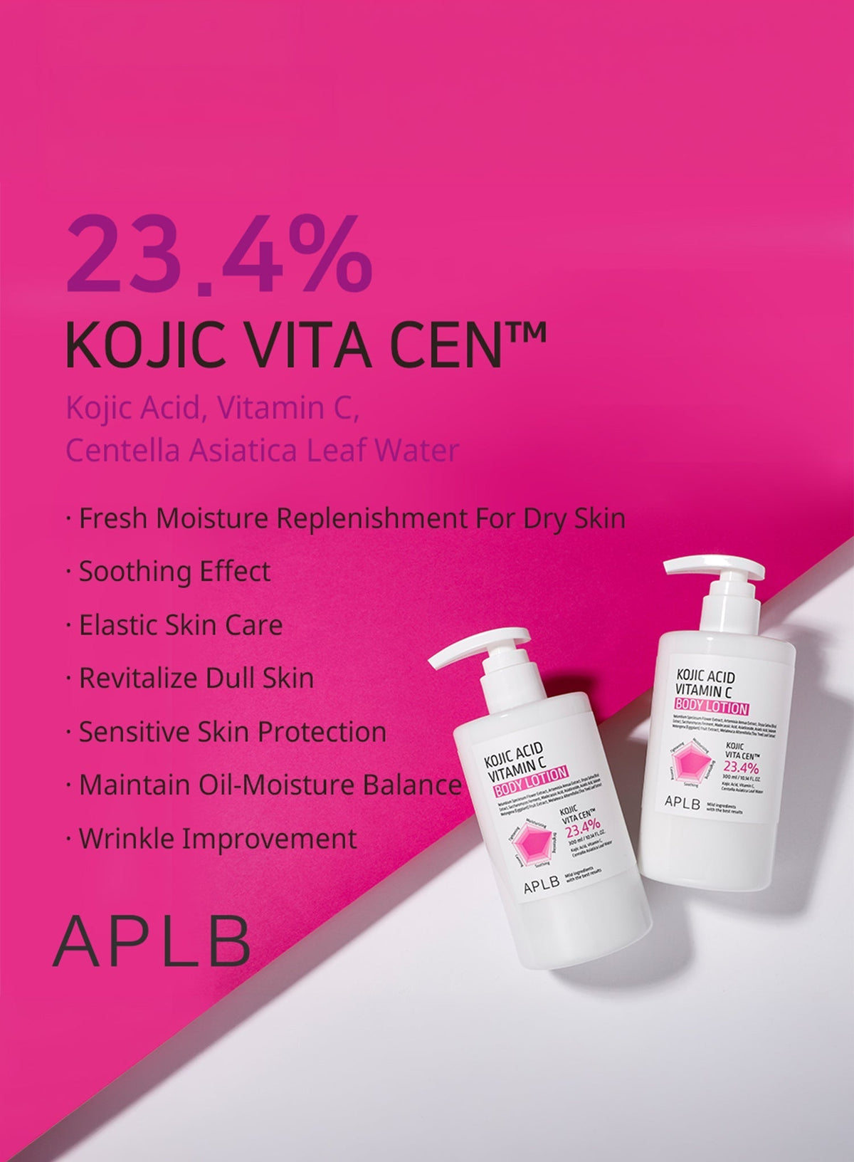 Kojic Acid Vitamin C Body Lotion (300ml)