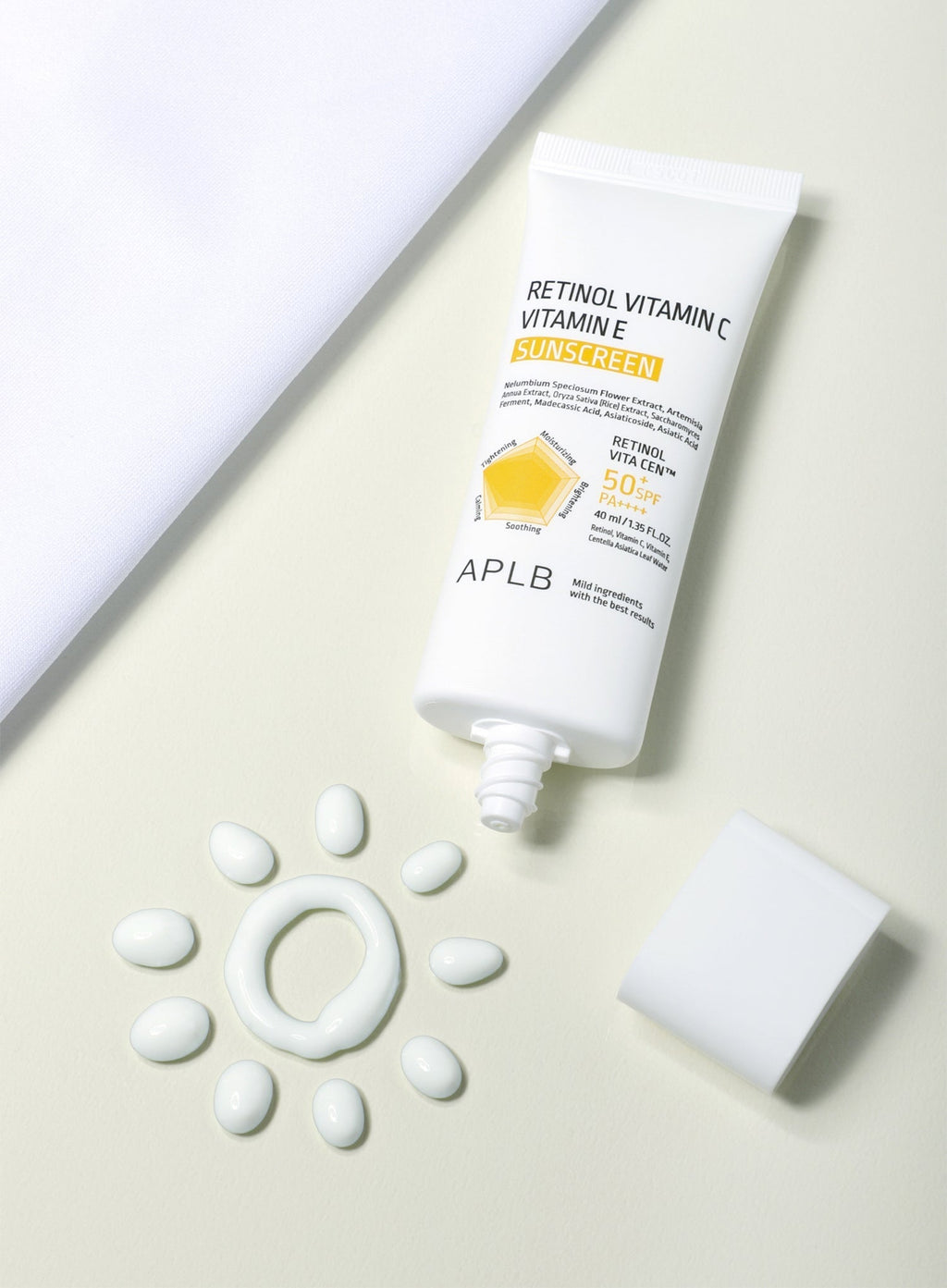 Retinol Vitamin C Vitamin E Sunscreen (SPF50+ PA++++) Trio Set (40ml*3ea)