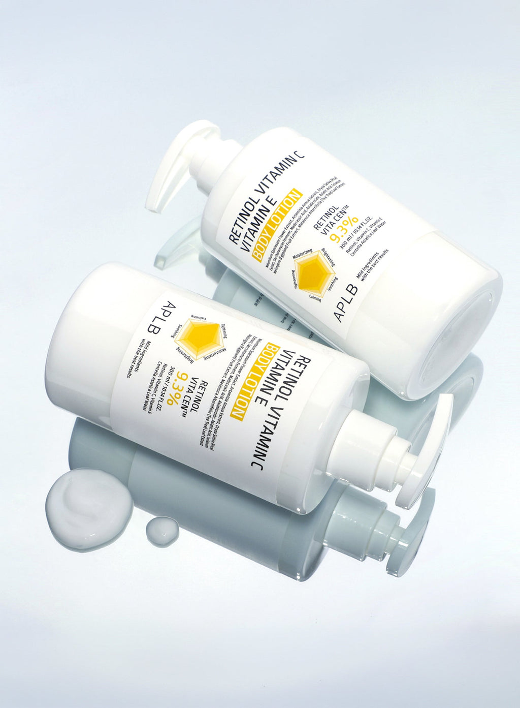 Retinol Vitamin C Vitamin E Body Lotion Duo Set (300ml*2ea)
