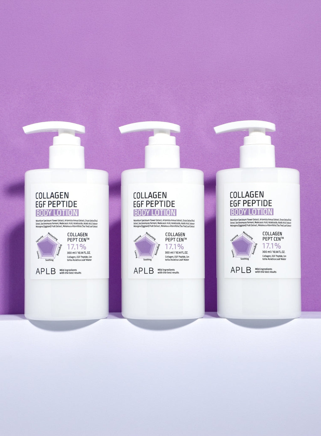 Collagen Egf Peptide Body Lotion Duo Set (300ml*2ea)