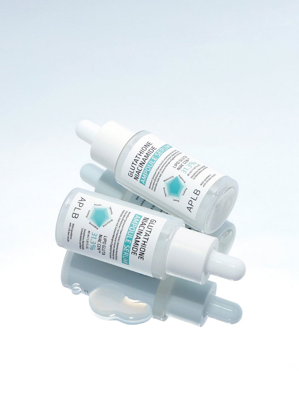 Glutathione Niacinamide Ampoule Serum Trio Set (40ml*3ea)