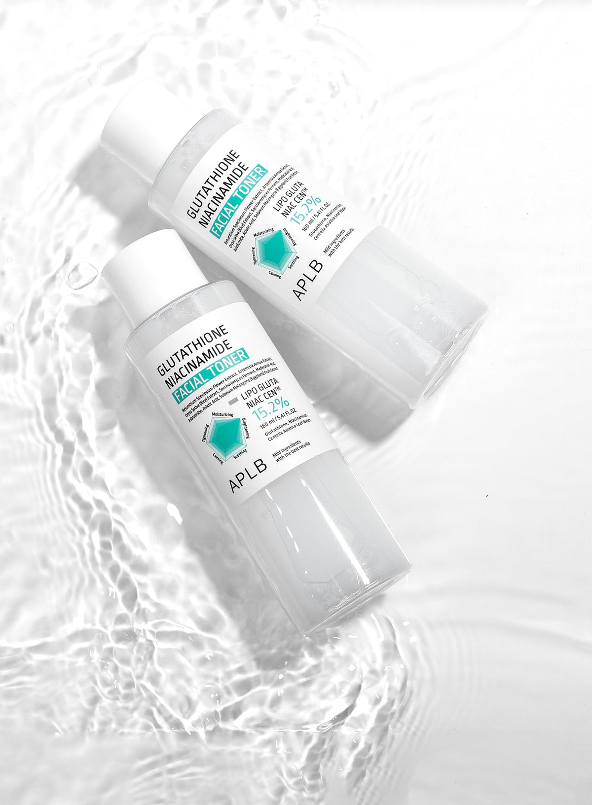 Glutathione Niacinamide Facial Toner Duo Set (160ml*2ea)