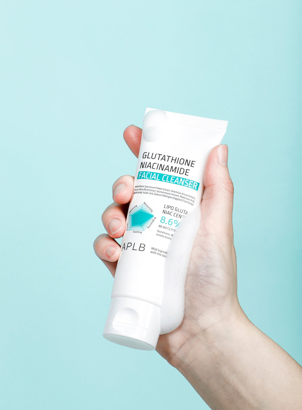 Glutathione Niacinamide Facial Cleanser Duo Set (80ml*2ea)
