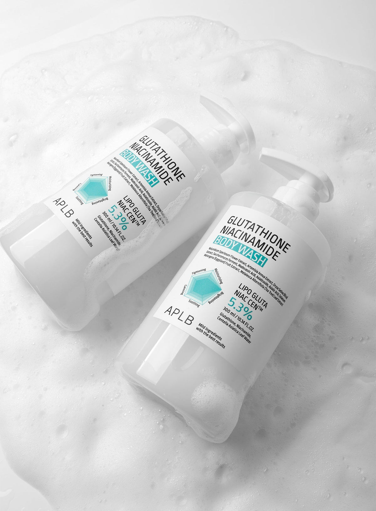 Glutathione Niacinamide Body Wash Trio Set (300ml*3ea)