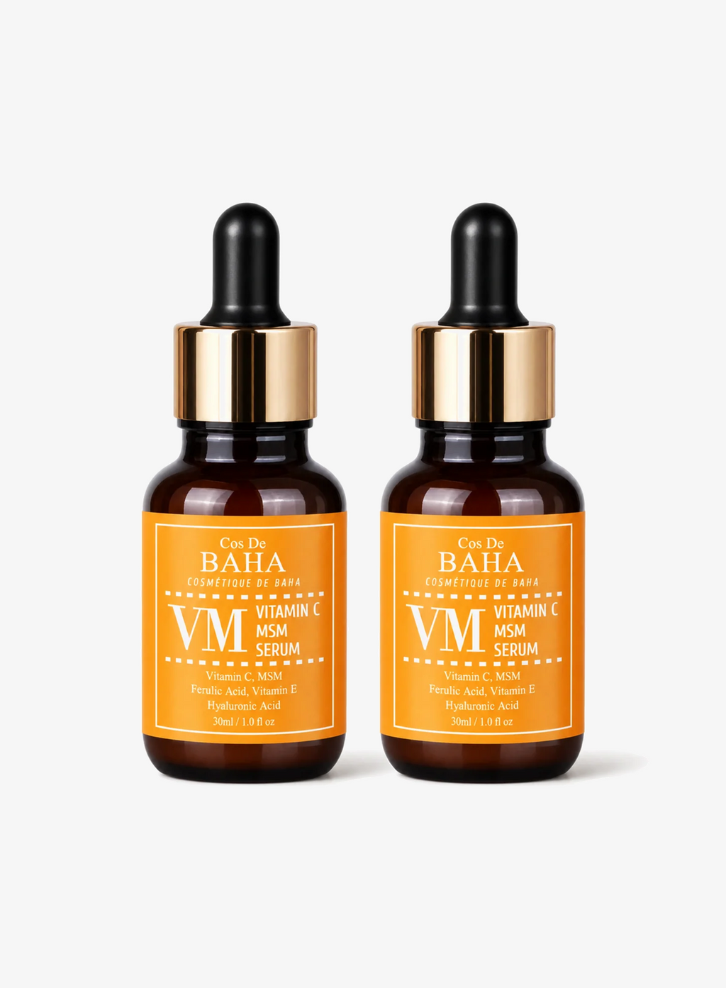 Vitamin C 5% MSM 1% Ferulic Acid Vitamin E Hyaluronic Acid Serum Duo Set (30ml*2ea) (VM)