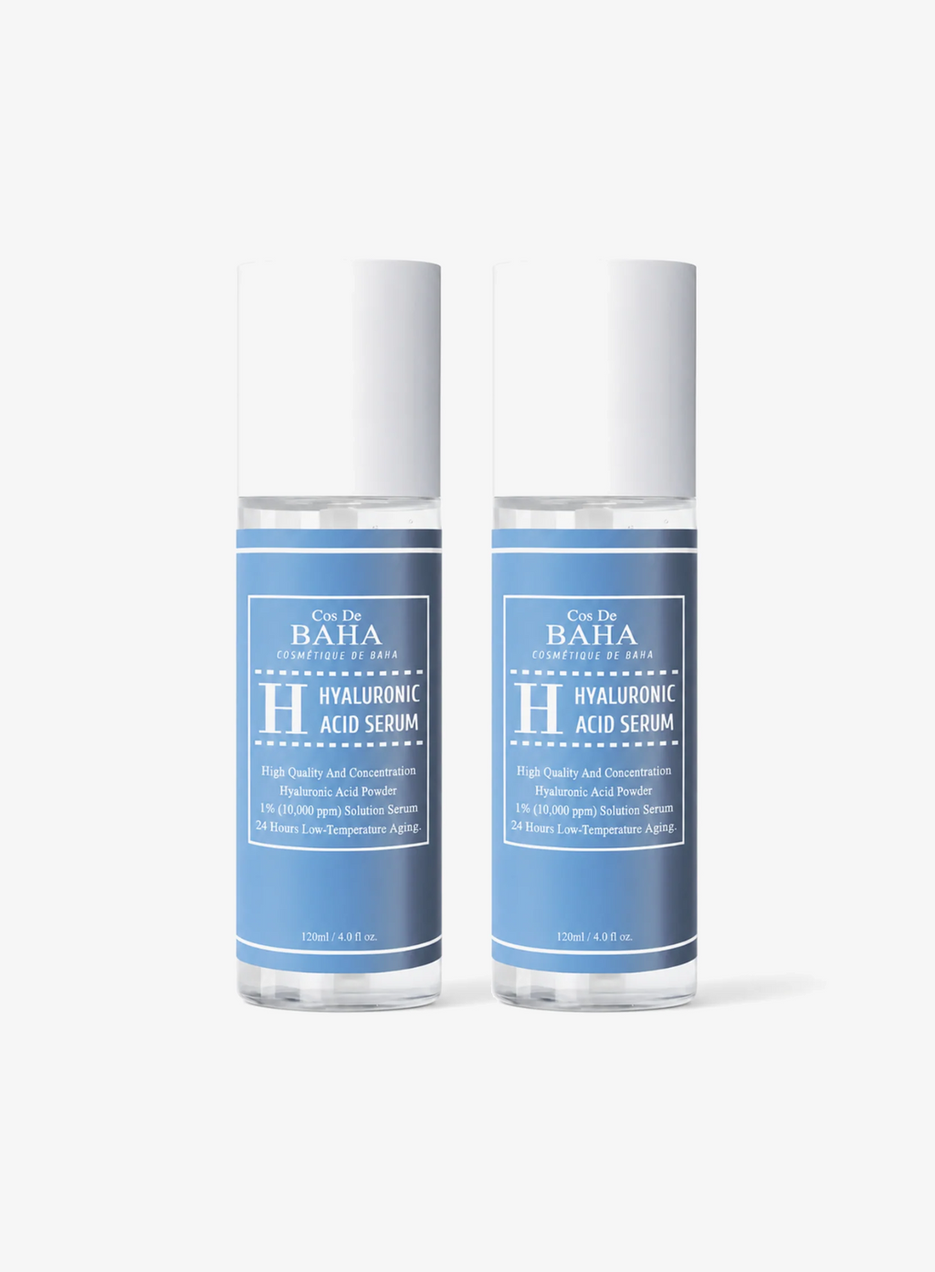 Pure Hyaluronic 1% 10,000 ppm Serum Duo Set (120ml*2ea) (H120)
