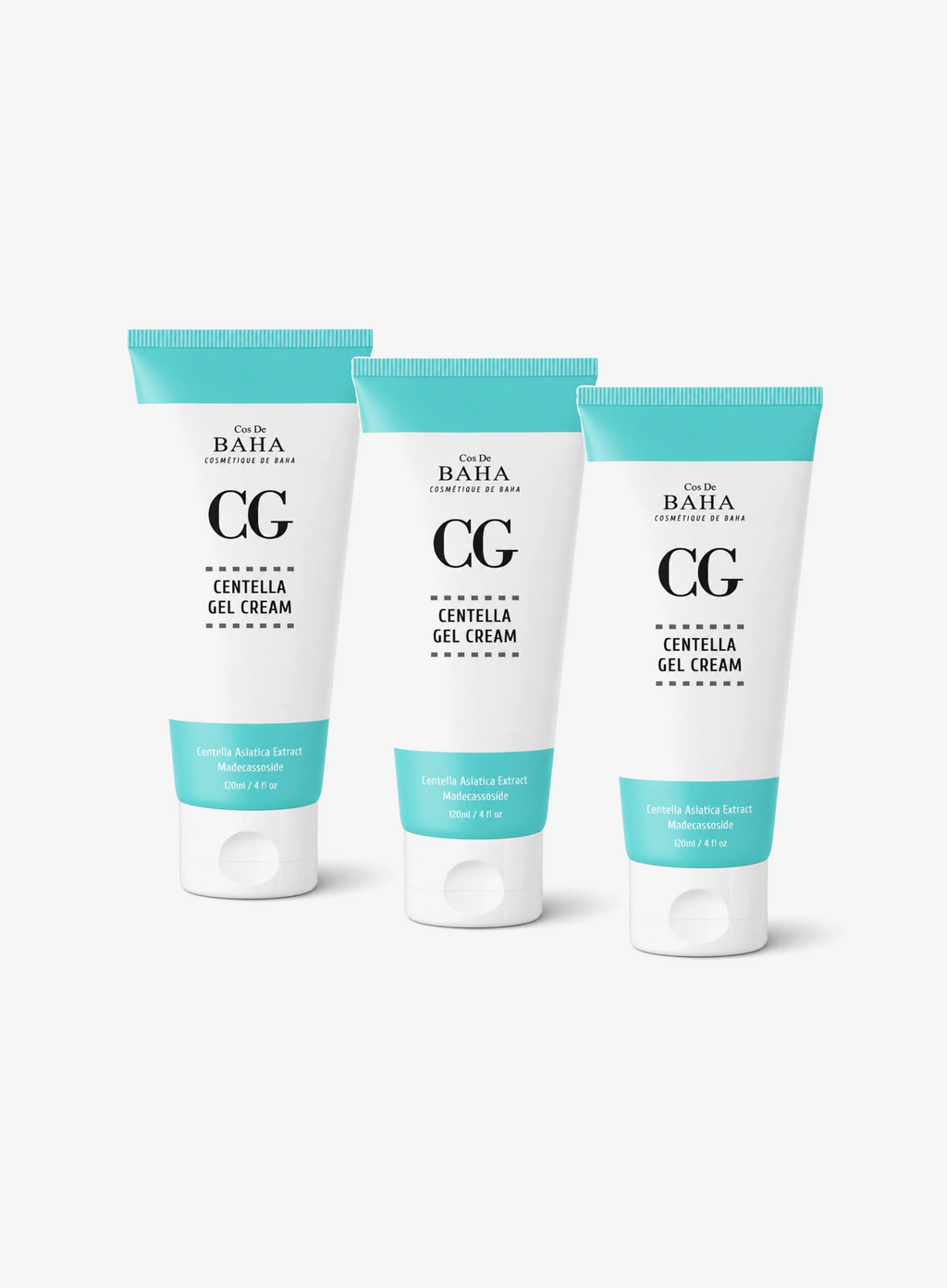 Centella Asiatica (CICA) Madecassoside B3 Gel Cream Trio Set (120ml*3ea) (CG120)