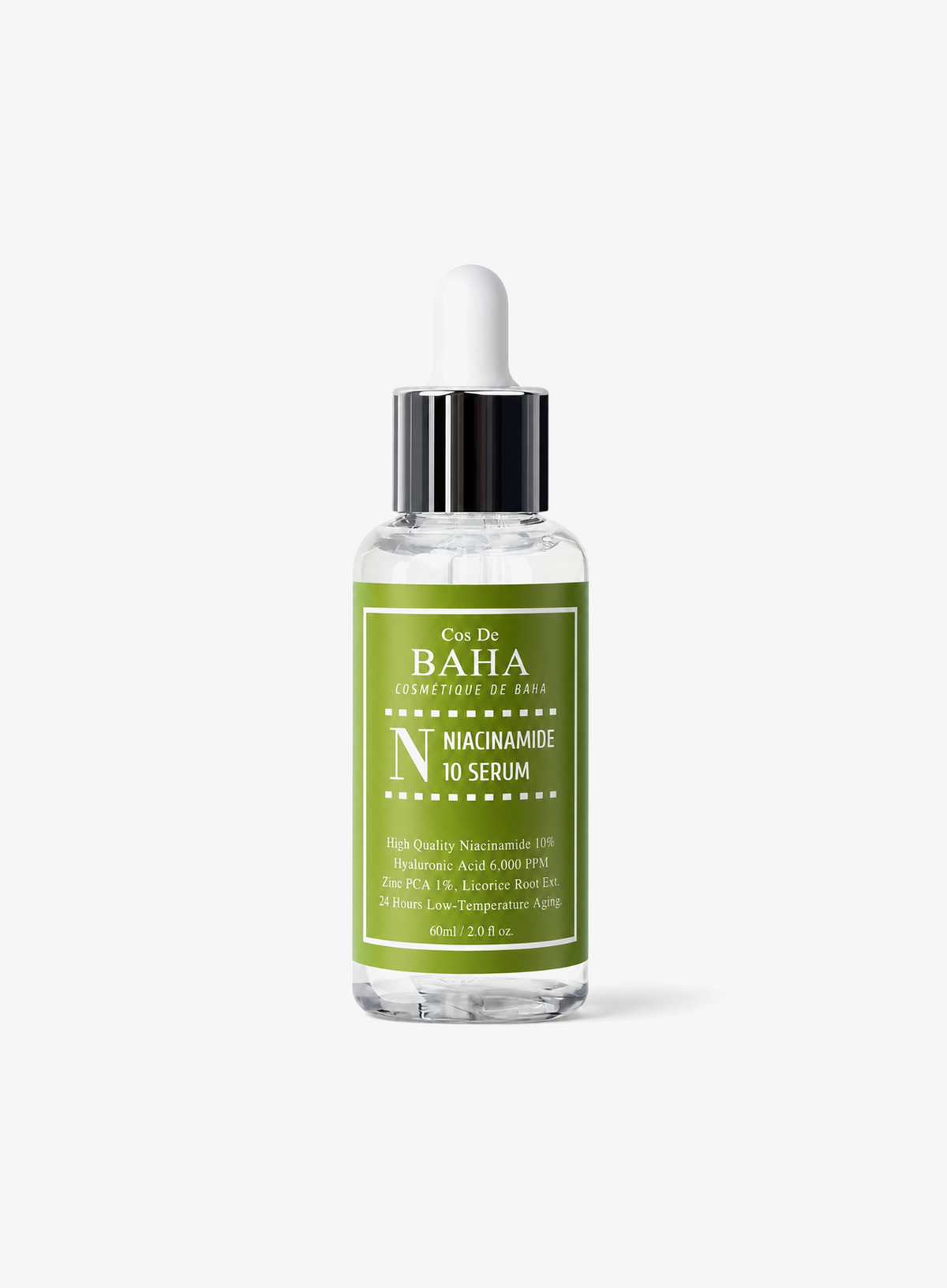 Niacinamide 10% Zinc PCA 1% Licorice Extract Hyaluronic Acid Serum 60ml (N60)