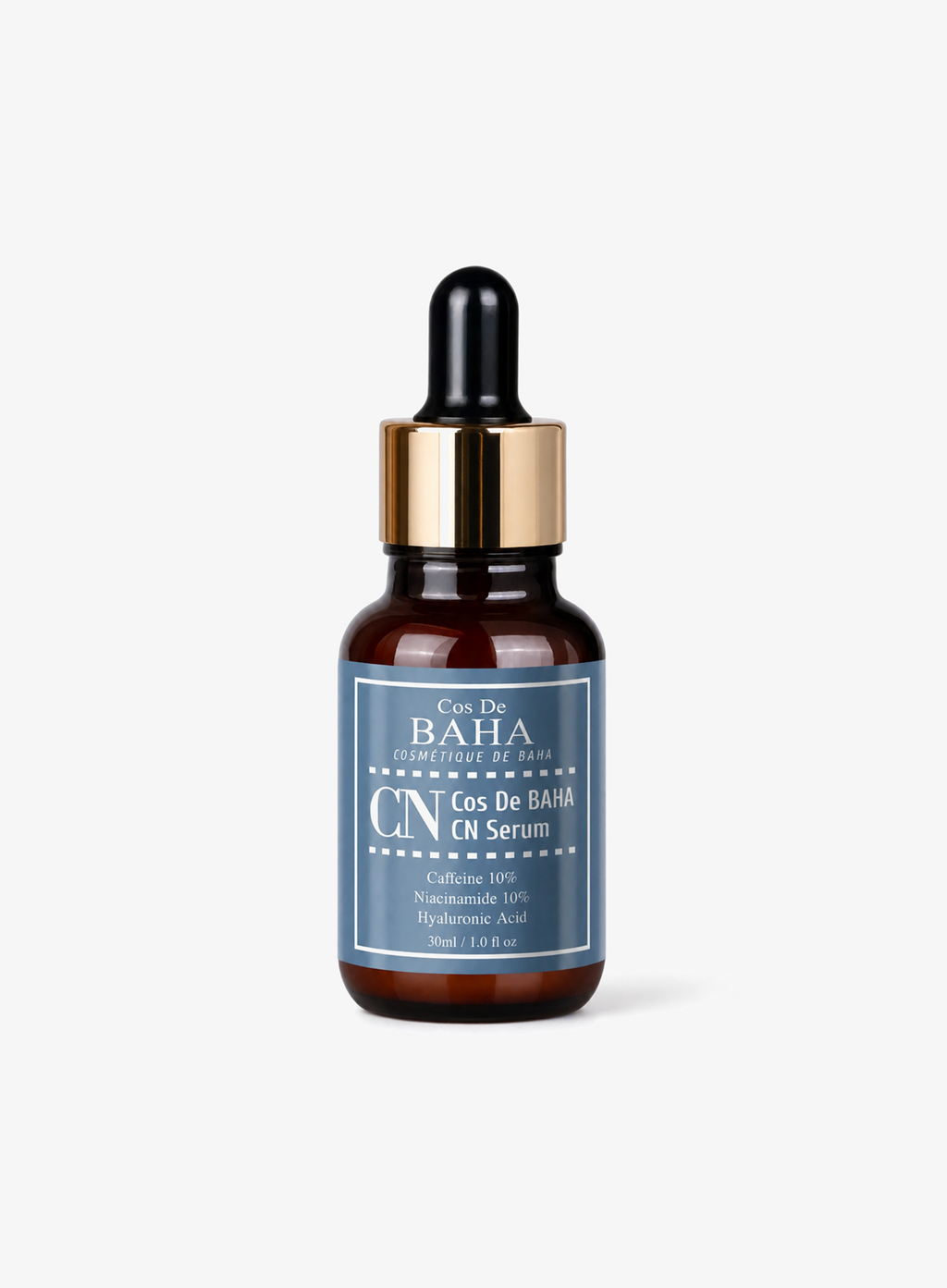 Caffeine 10%, Niacinamide 10% Hyaluronic Acid Serum 30ml (CN)