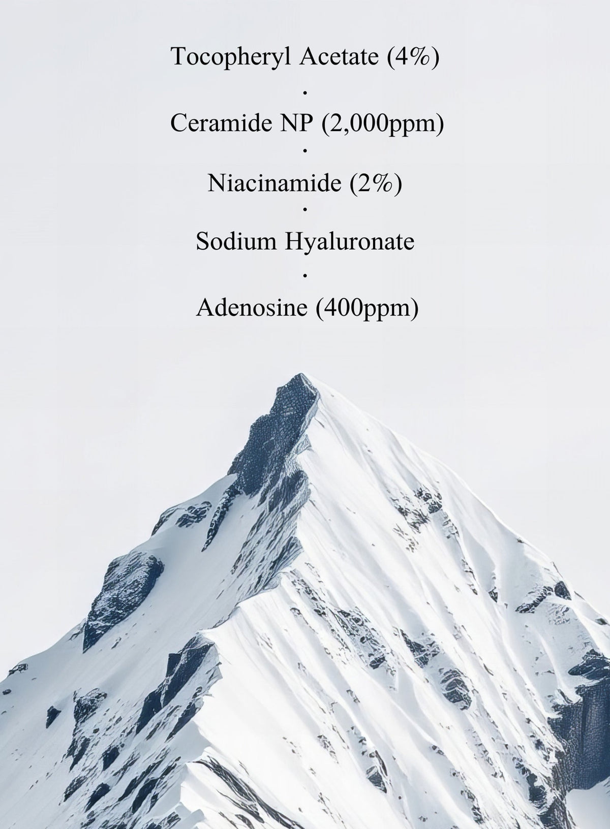 Vitamin E 5% Hyaluronic Acid Niacinamide Facial Cream 120ml (EC120)