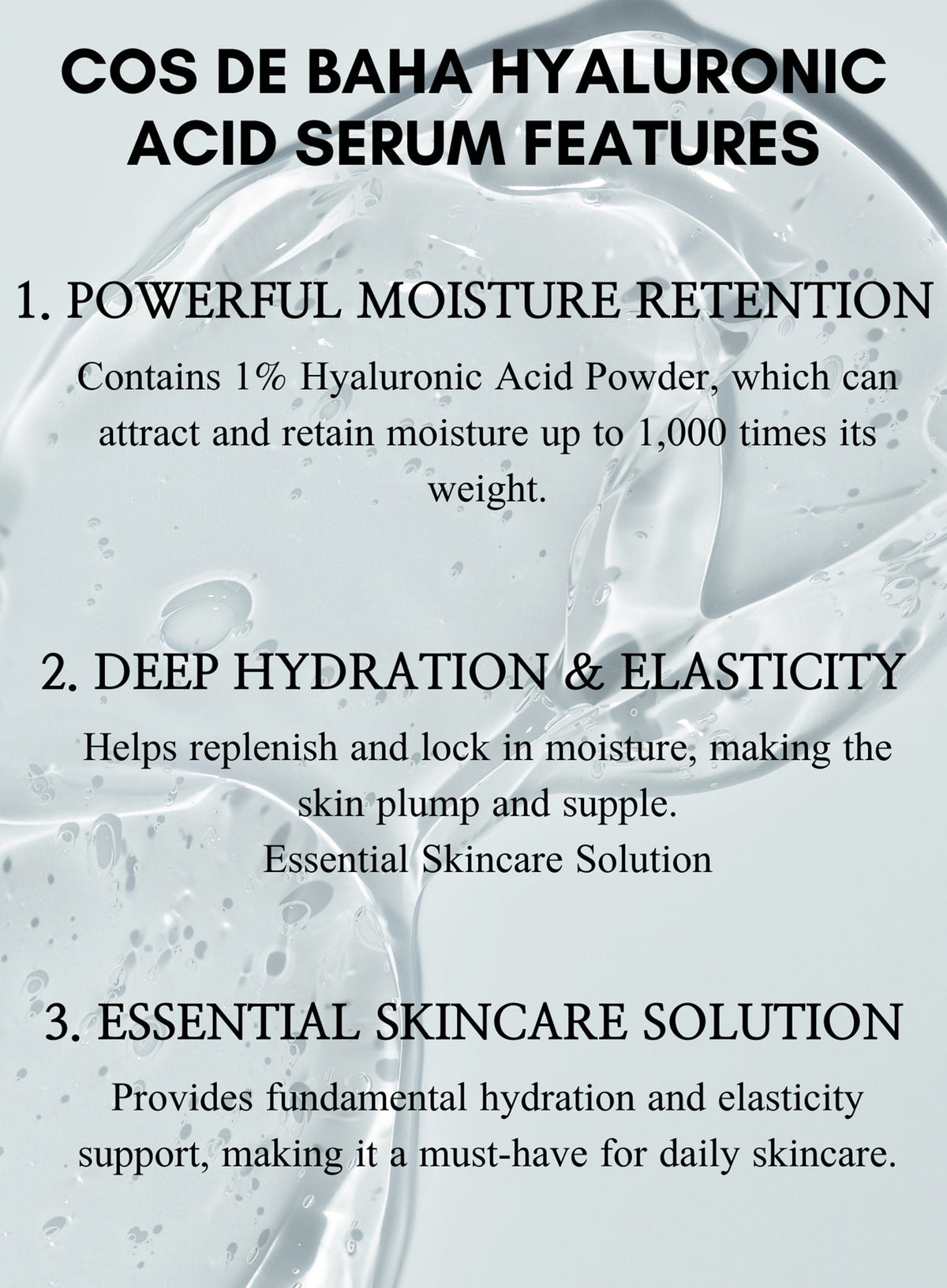 Pure Hyaluronic 1% 10,000 ppm Serum Trio Set (120ml*3ea) (H120)