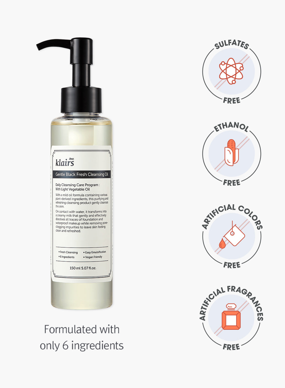 Gentle Black Fresh Cleansing Oil Duo Set (150ml*2ea)