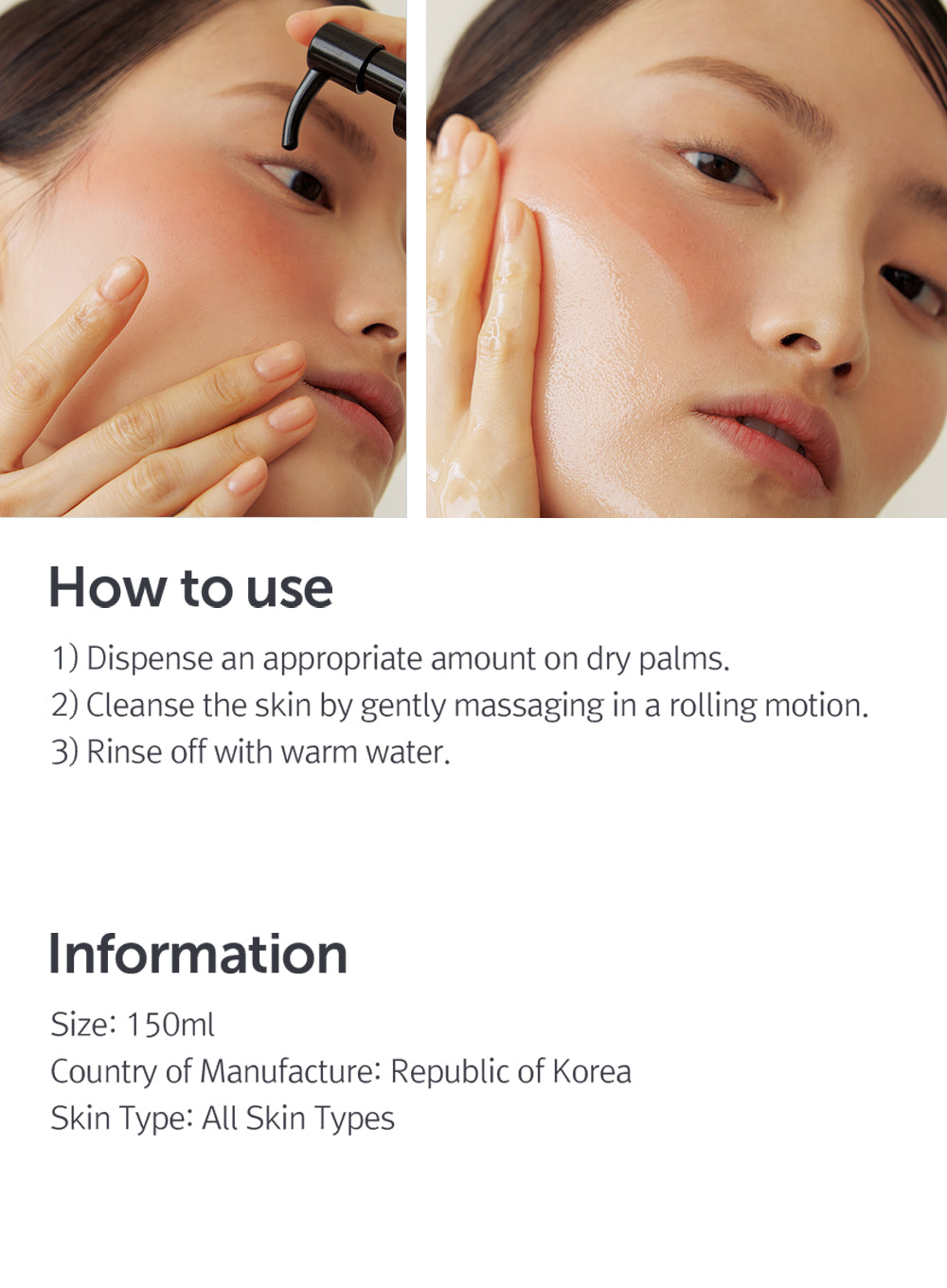 Gentle Black Fresh Cleansing Oil Duo Set (150ml*2ea)