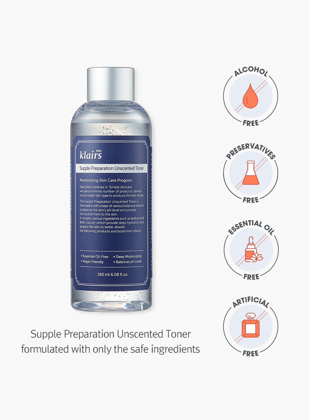 Supple Preparation Unscented Toner Trio Set (180ml*3ea)