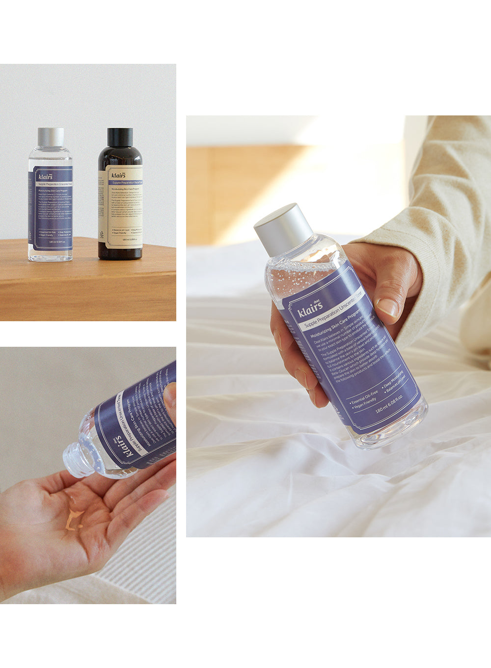 Supple Preparation Unscented Toner Trio Set (180ml*3ea)