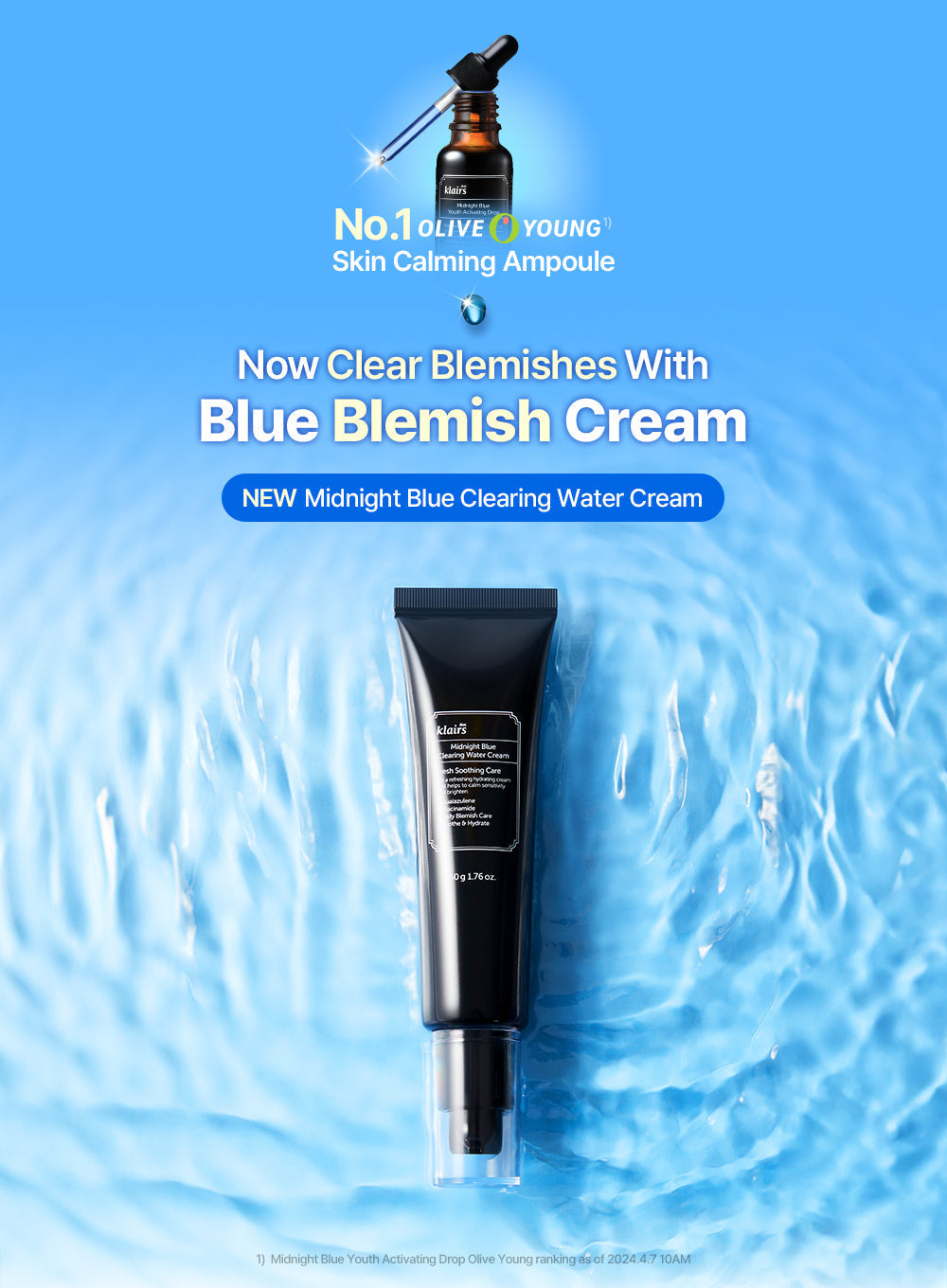 Midnight Blue Clearing Water Cream Duo Set (20g*2ea)