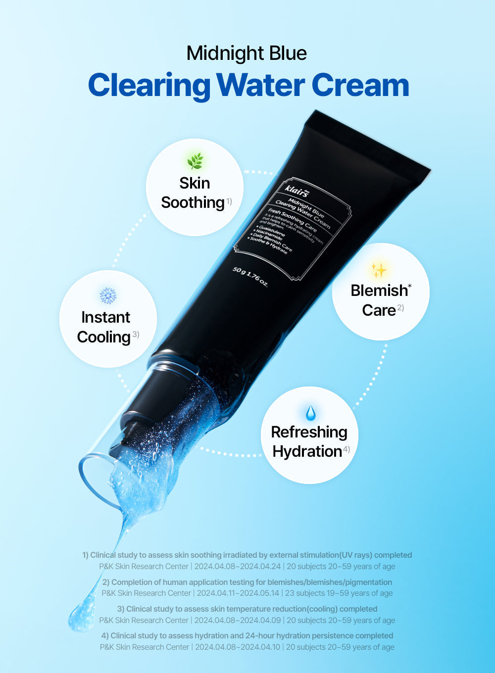 Midnight Blue Clearing Water Cream (20g)