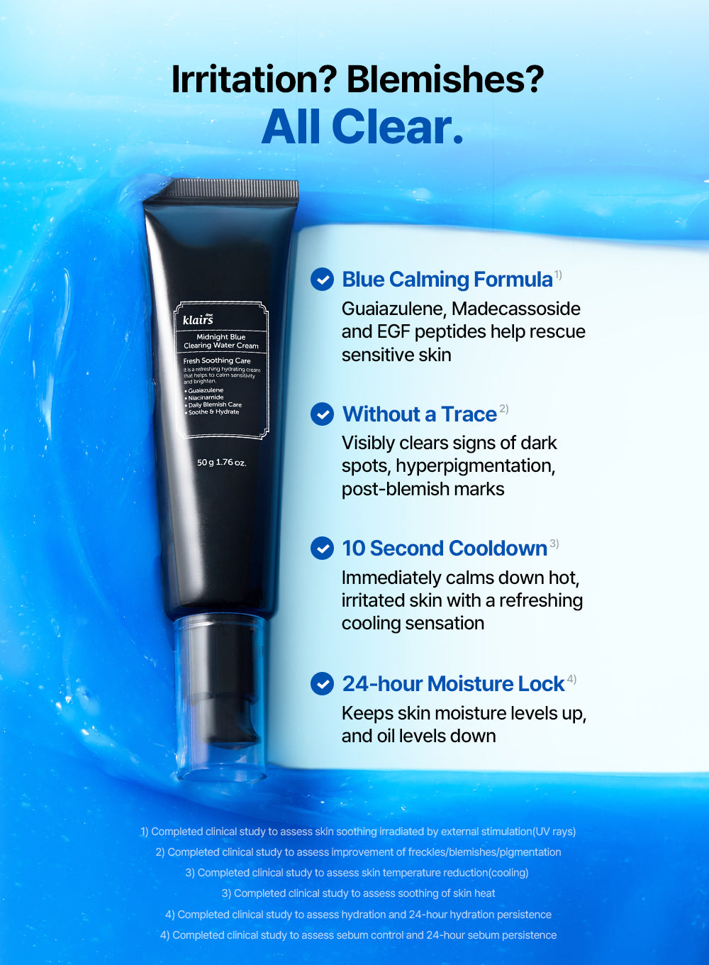 Midnight Blue Clearing Water Cream Duo Set (20g*2ea)
