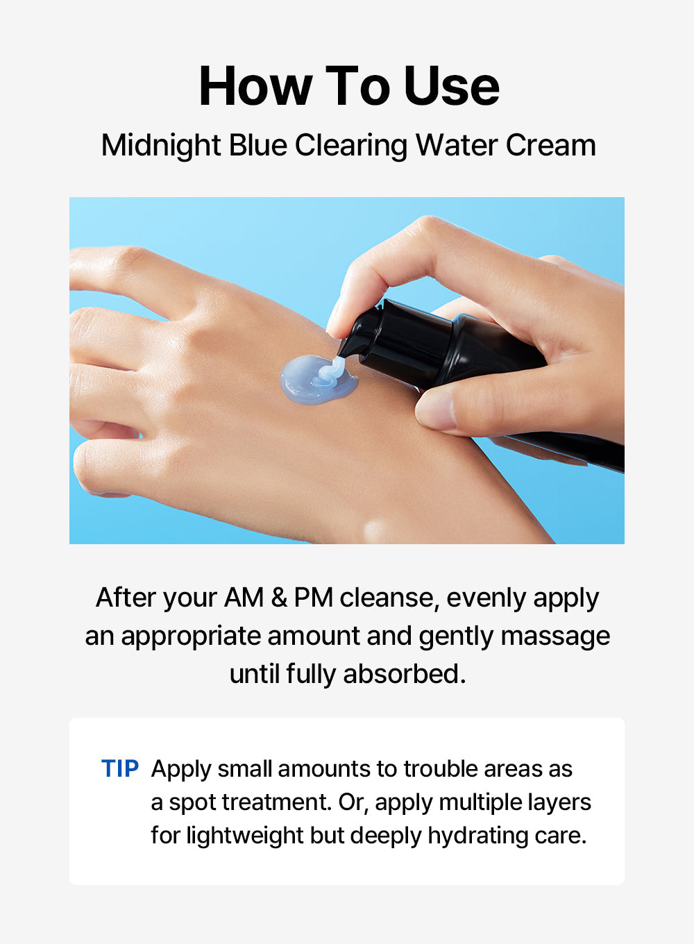 Midnight Blue Clearing Water Cream Duo Set (20g*2ea)