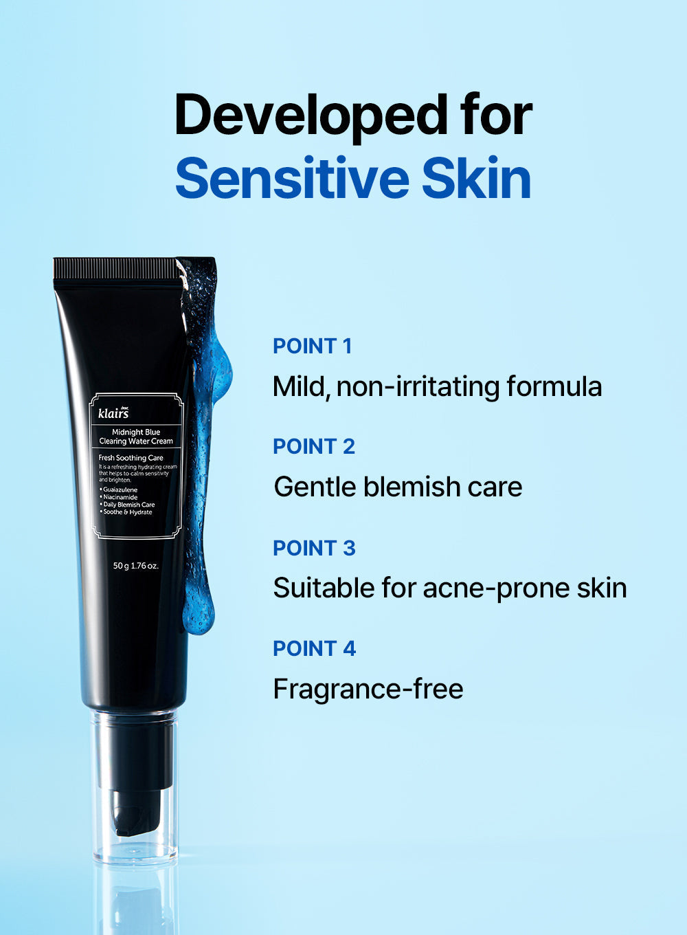Midnight Blue Clearing Water Cream (20g)
