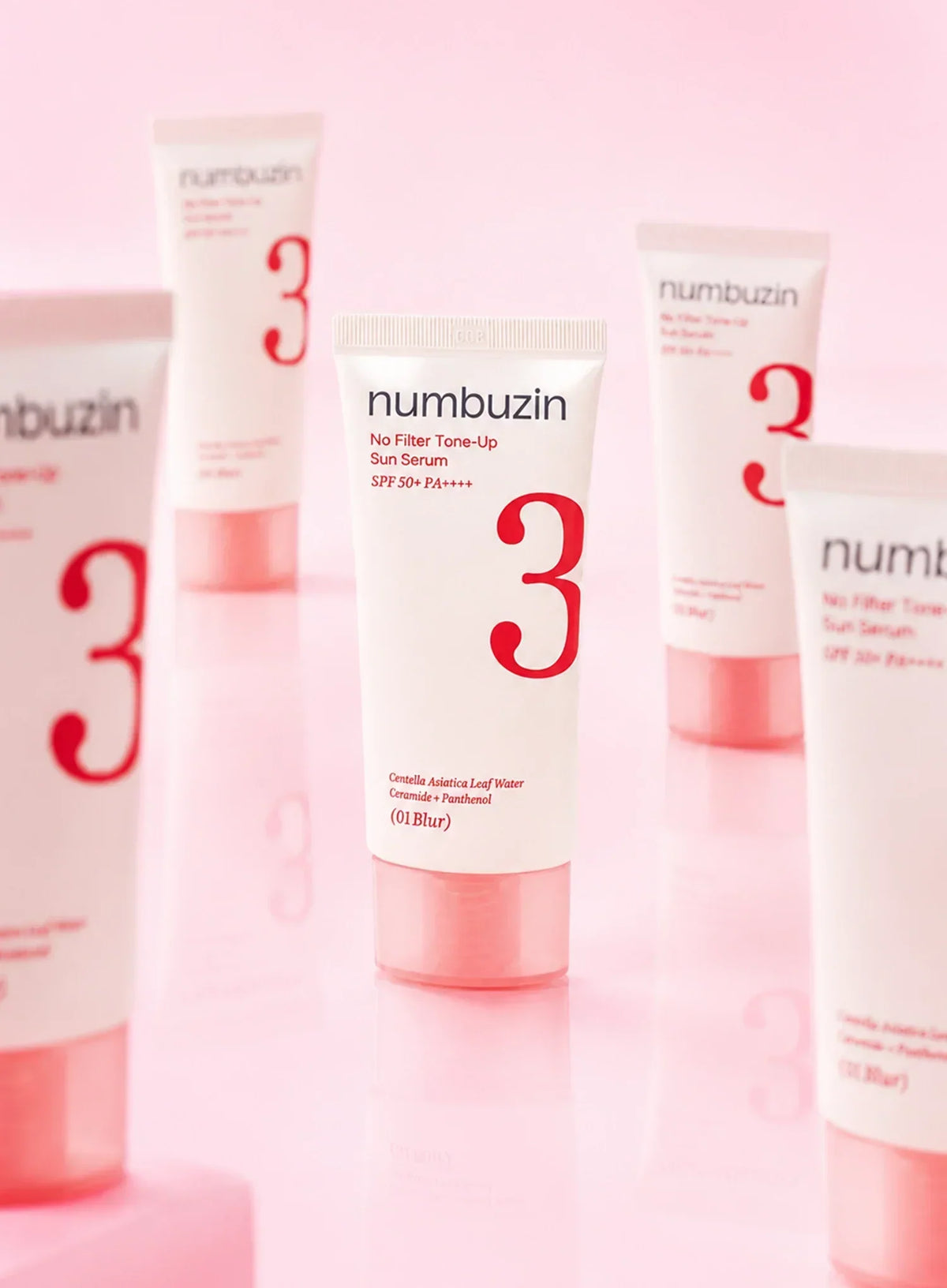 No Filter Tone-Up Sun Serum SPF50+ PA++++ Trio Set (50ml*3ea) - 02 GLOW